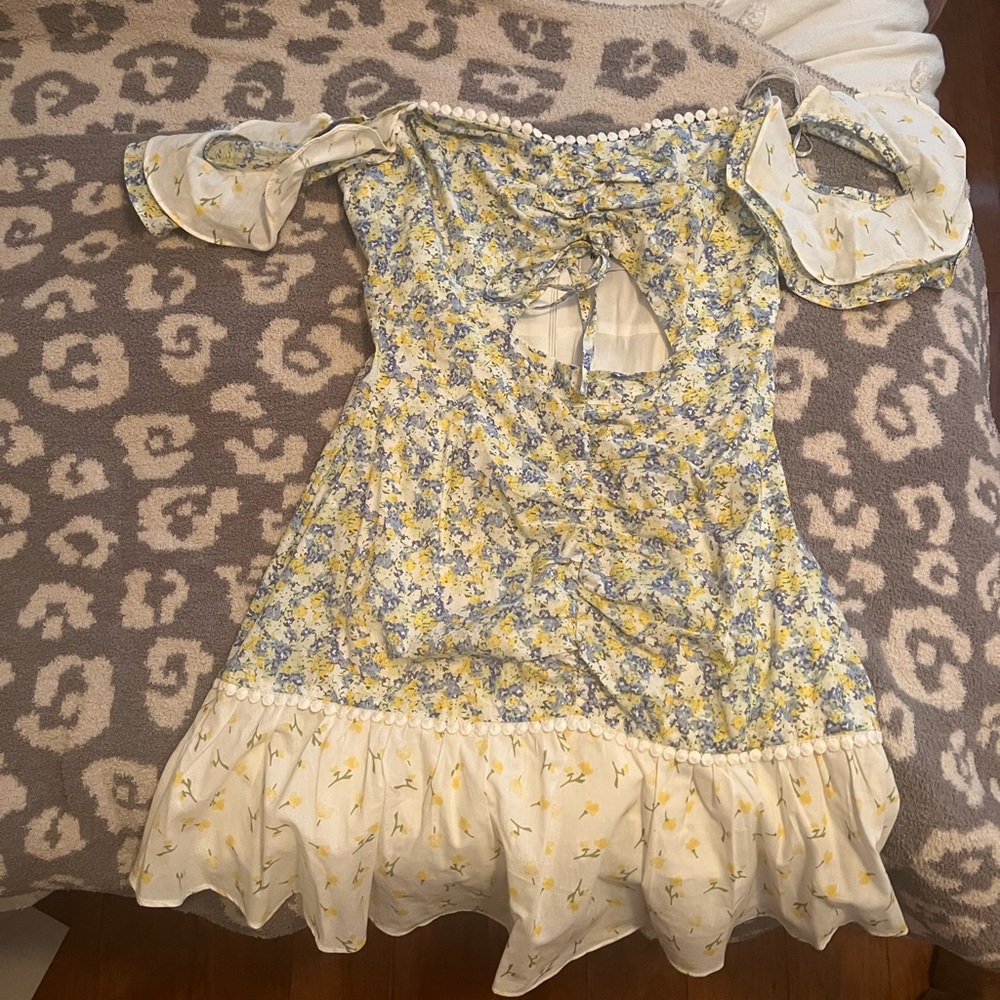 Hello Molly Twirl and Swirl Dress Blue (size S) - Picture 4 of 7